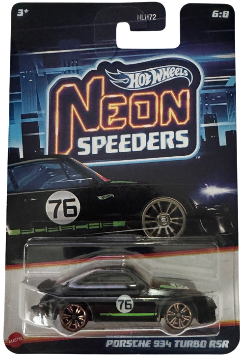 Hot Wheels© Neon Speeders - Porsche 934 Turbo RSR -  6/8