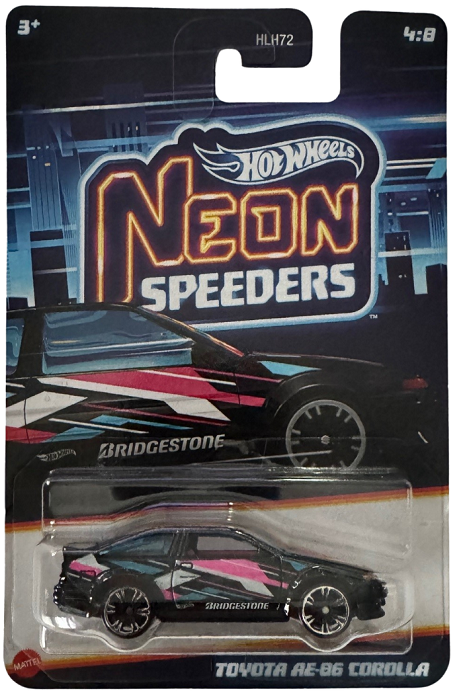 Hot Wheels© Neon Speeders - Toyota AE-86 Corolla -  4/8