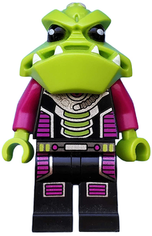 LEGO® Minifigure - Space - Alien Conquest - Alien Trooper - ac003