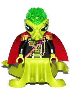 LEGO® Minifigure - Space - Alien Conquest - Alien Commander Hypaxxus-8 - ac011