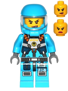 LEGO® Minifigure - Space - Alien Conquest - Alien Defense Unit Soldier 5, Female - ac013