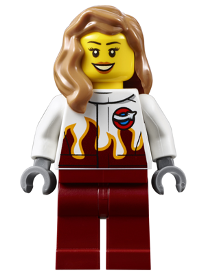 LEGO® Minifigure - Town: City: Airport - Stunt Pilot Female - air053