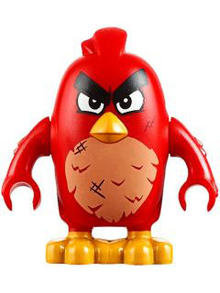 LEGO® Minifigure - The Angry Birds Movie - Red, Furious, Smudges - ang016
