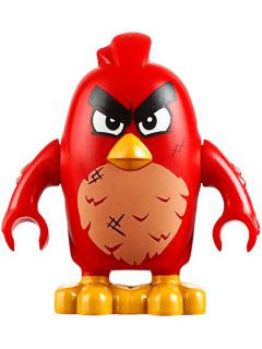 LEGO® Minifigure - The Angry Birds Movie - Red, Furious, Smudges - ang016