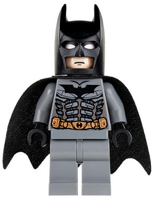 LEGO® Minifigure - Batman I - Batman - Dark Bluish Gray Suit, Black Mask - bat024