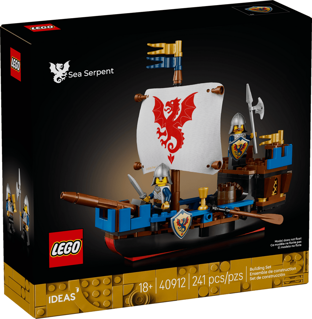 LEGO® Ideas - Sea Serpent - 40912 - 241 Piece Building Set