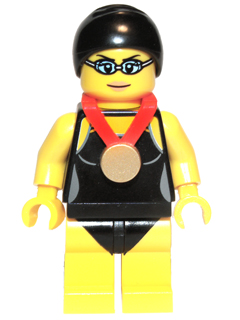 LEGO® Minifigure - CMF Series 7 - Swimming Champion - col097