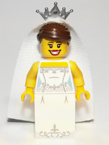 LEGO® Minifigure - CMF Series 7 - Bride - col100