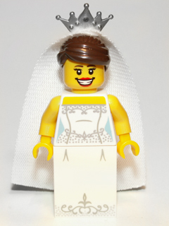 LEGO® Minifigure - CMF Series 7 - Bride - col100