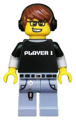 LEGO® Minifigure - CMF Series 12 - Video Game Guy - col182