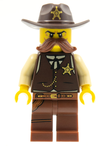 LEGO® Minifigure - CMF Series 13 - Sheriff with Wanted Poster Accessory - col196