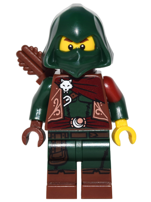 LEGO® Minifigure - CMF Series 16 - Rogue with Bow and Quiver Accessories - col254