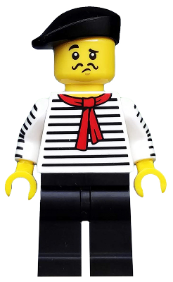 LEGO® Minifigure - CMF Series 17 - Connoisseur with Baguette Accessory - col294