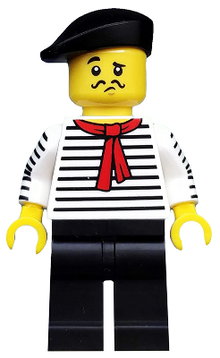 LEGO® Minifigure - CMF Series 17 - Connoisseur with Baguette Accessory - col294