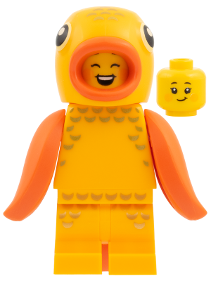LEGO® Minifigure - CMF Series 28 - Goldfish Costume Fan - col463
