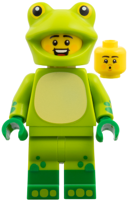 LEGO® Minifigure - CMF - Series 28 - Frog Costume Fan - col465