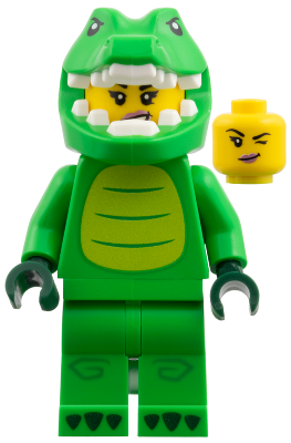 LEGO® Minifigure - CMF Series 28 - Crocodile Costume Fan - col468