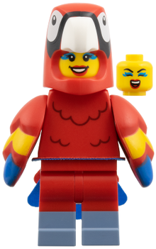 LEGO® Minifigure - CMF - Series 28 - Parrot Costume Fan - col472