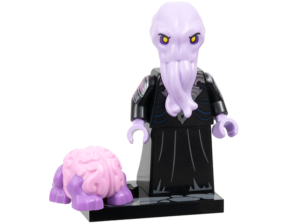 LEGO® Minifigure - Dungeons & Dragons CMF Series - Mind Flayer with Stand and Accessories - coldnd07