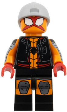LEGO® Minifigure - Spider-Man Across the Spider-Verse - Charlotte Webber / Sun-Spider - colspi08