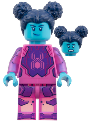 LEGO® Minifigure - Spider-Man: Across the Spider-Verse CMF - Margo Kess / Spider-Byte - colspi09