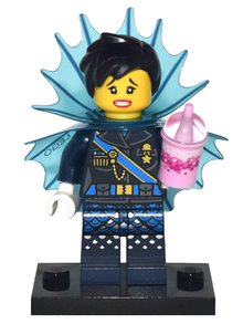 LEGO® Minifigure - The LEGO® NINJAGO® Movie™ CMF Series - Shark Army General #1 - Complete Set with Stand and Accessories - coltlnm11