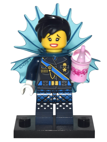 LEGO® Minifigure - The LEGO® NINJAGO® Movie™ CMF Series - Shark Army General #1 - Complete Set with Stand and Accessories - coltlnm11