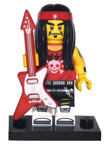 LEGO® Minifigure - The LEGO Ninjago Movie - Gong & Guitar Rocker with Guitar Accesory - coltlnm17