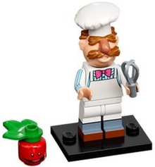 LEGO® Minifigure - The Muppets CMF Series - Swedish Chef with Stand and Accessories - coltm11