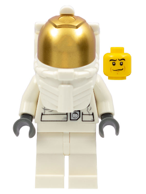 LEGO® Minifigure - Town: City - Astronaut, White Legs, Underwater Helmet, Visor - cty0384