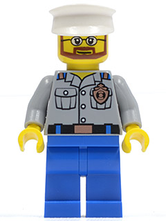 LEGO® Minifigure - Town: City: Coast Guard - Coast Guard City - Captain - cty0415
