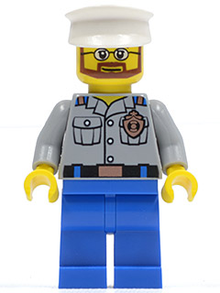 LEGO® Minifigure - Town: City: Coast Guard - Coast Guard City - Captain - cty0415