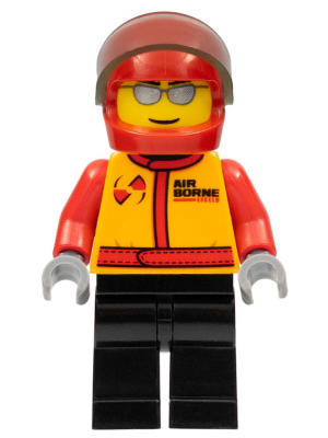 LEGO® Minifigure - Town: City: Airport - Stunt Pilot, Airborne Spoilers - cty0423