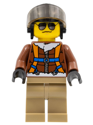 LEGO® Minifigure - Town : City : Arctic - Arctic Helicrane Pilot - cty0490