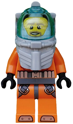 LEGO® Minifigure - Town: City: Deep Sea Explorers - Deep Sea Diver - cty0560