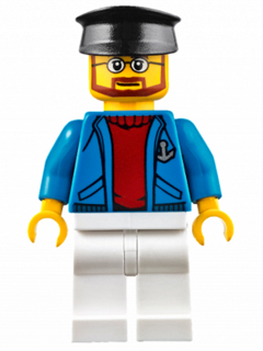 LEGO® Minifigure - Town: City: Harbor - Ferry Captain - cty0622