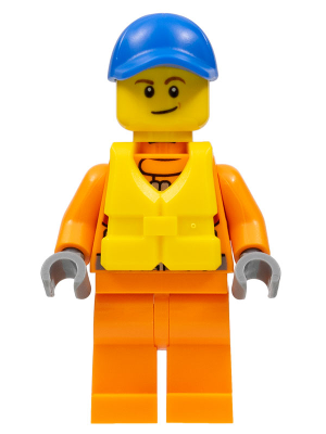 LEGO® Minifigure - City - Coast Guard City - Rescue, Life Jacket - cty0818
