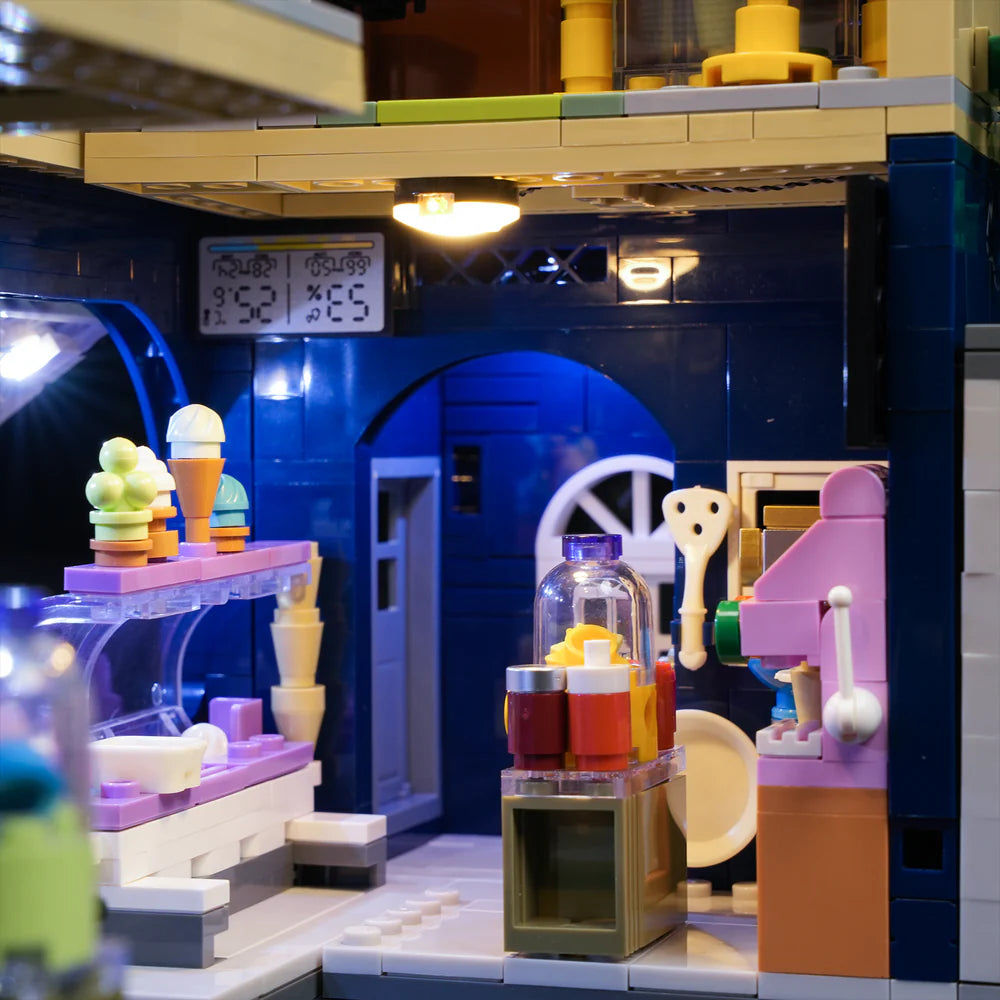 Lumibricks® | Funwhole® Gelato Store — Modular City Ice Cream Shop — F9078 — 1948 Piece Building Set