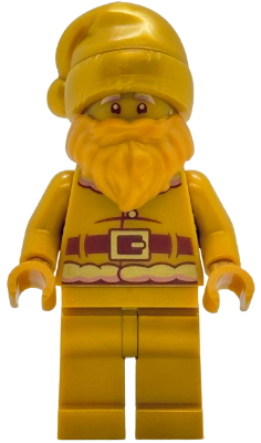 LEGO® Minifigure - Holidays & Events - Santa - Pearl Gold (BAM) - hol400