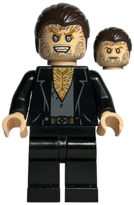 LEGO® Minifigure - Harry Potter - Fenrir Greyback - Dark Brown Hair - hp091
