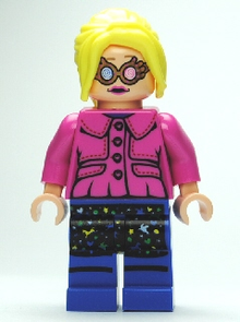 LEGO® Minifigure - Harry Potter - Luna Lovegood - Dark Pink Jacket, Ponytail - hp103
