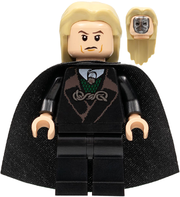 LEGO® Minifigure - Harry Potter - Lucius Malfoy - Black Robe, Tan Hair - hp104