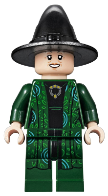 LEGO® Minifigure - Harry Potter: Sorcerer's Stone - Professor Minerva McGonagall - Single Sided Head - hp152