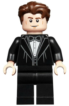 LEGO® Minifigure - Harry Potter™: Goblet of Fire - Cedric Diggory - Black Suit and Bow Tie - hp188