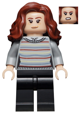 LEGO® Minifigure- Harry Potter - Hermione Granger - Striped Sweater, Black Legs - hp234