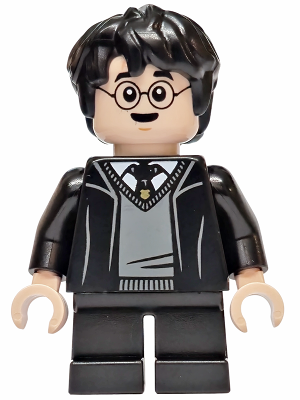 LEGO® Minifigure - Harry Potter: Sorcerer's Stone - Harry Potter - Hogwarts Robe, Black Tie, Surprised - hp607