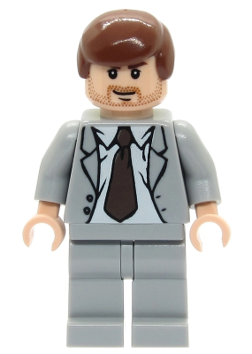 LEGO® Minifigure - Indiana Jones™: Last Crusade - Indiana Jones - Light Bluish Gray Suit - iaj039