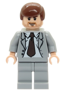 LEGO® Minifigure - Indiana Jones™: Last Crusade - Indiana Jones - Light Bluish Gray Suit - iaj039