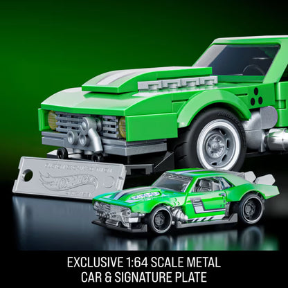 MATTEL BRICK SHOP™ Hot Wheels® Custom '68 Camaro - 289 Piece Building Set - 1:32 scale