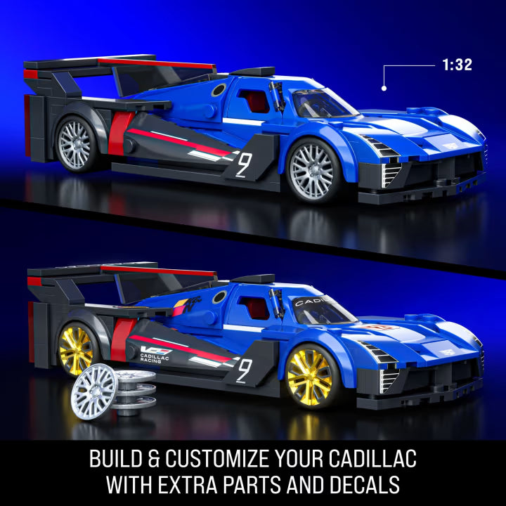 MATTEL BRICK SHOP™ Hot Wheels® Cadillac Project GTP Hypercar - 236 Piece Building Set - 1:32 scale
